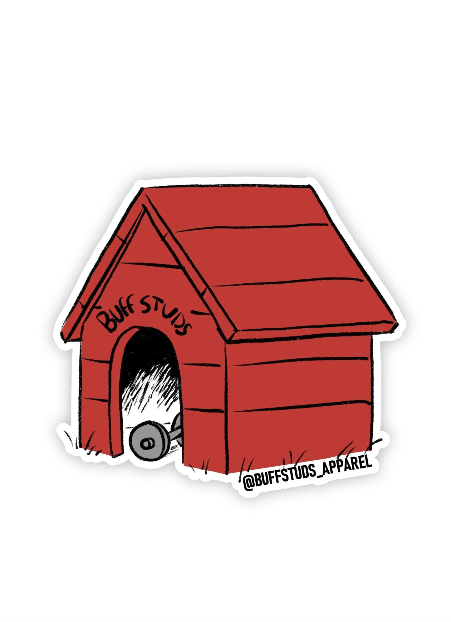 Scoopy Logo Sticker Buff Studs