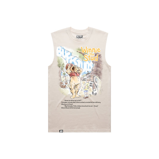 WINNIE THE STUD BUFF TANK Buff Studs