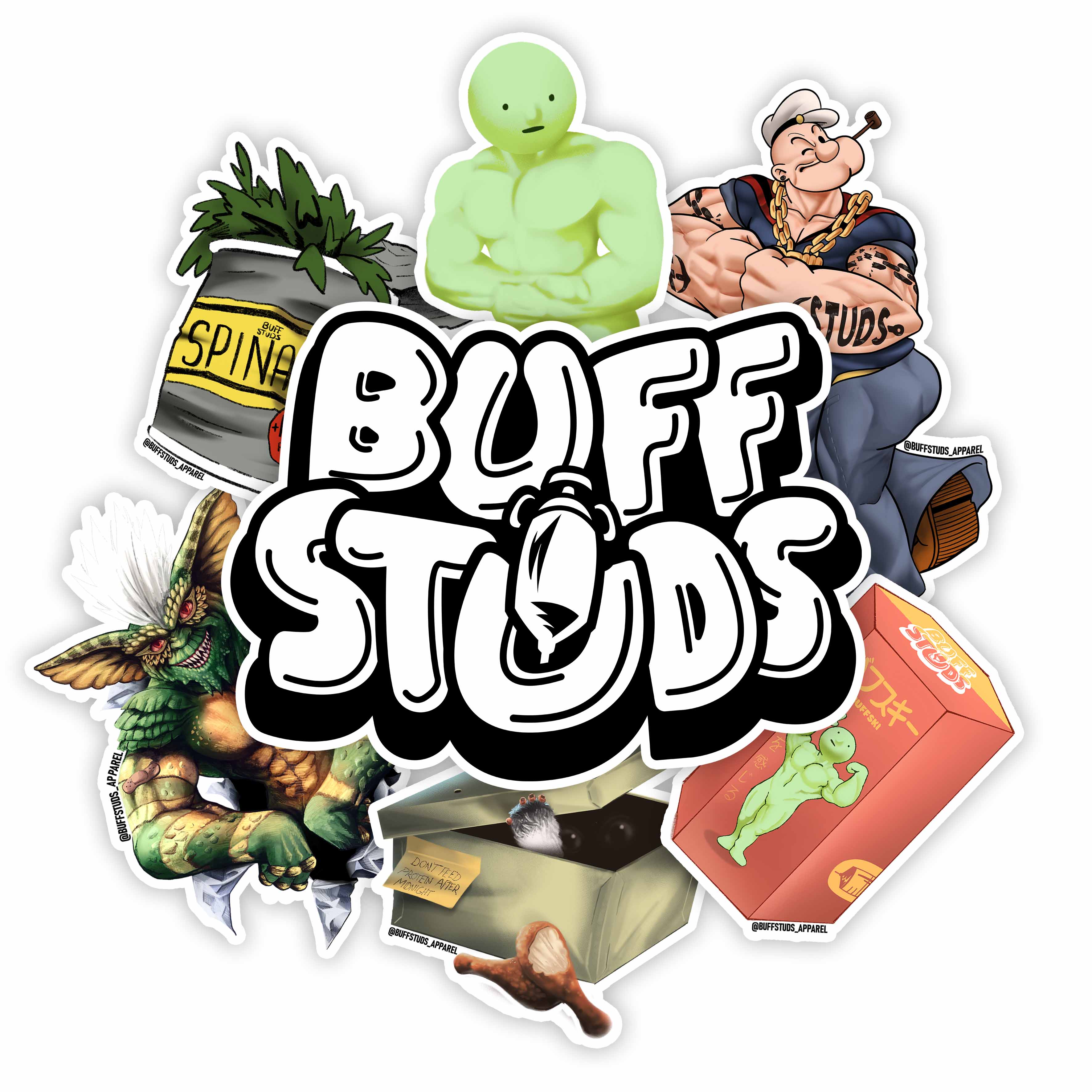 BUFF STICKERS – Buff Studs