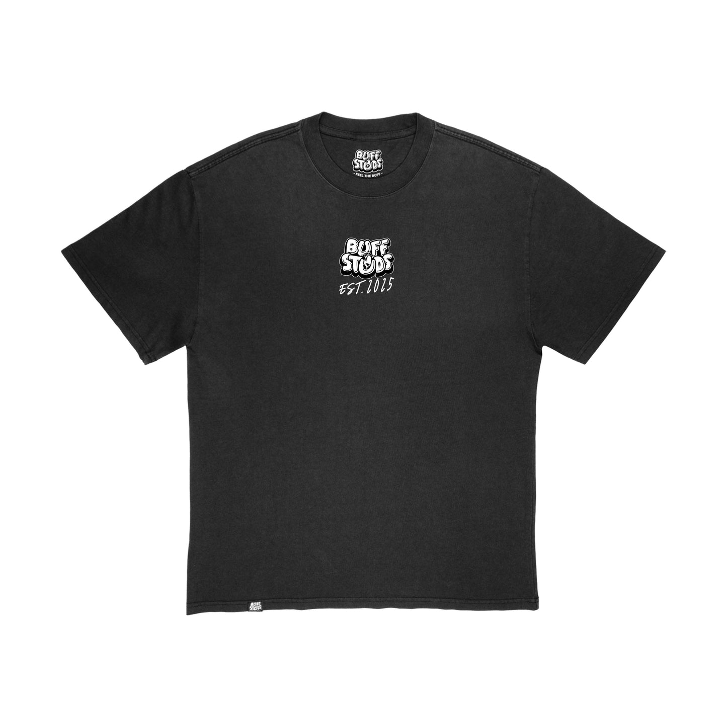 BUFF SINCE DAY ONE PREMIUM OVERSIZED ANNIVERSARY TEE Buff Studs