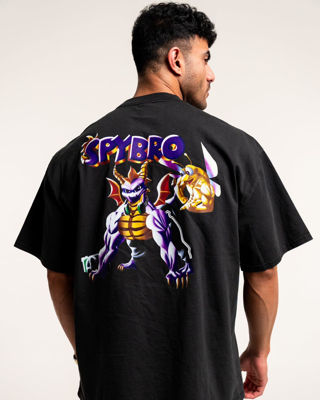 SPYBRO PREMIUM OVERSIZED TEE Buff Studs