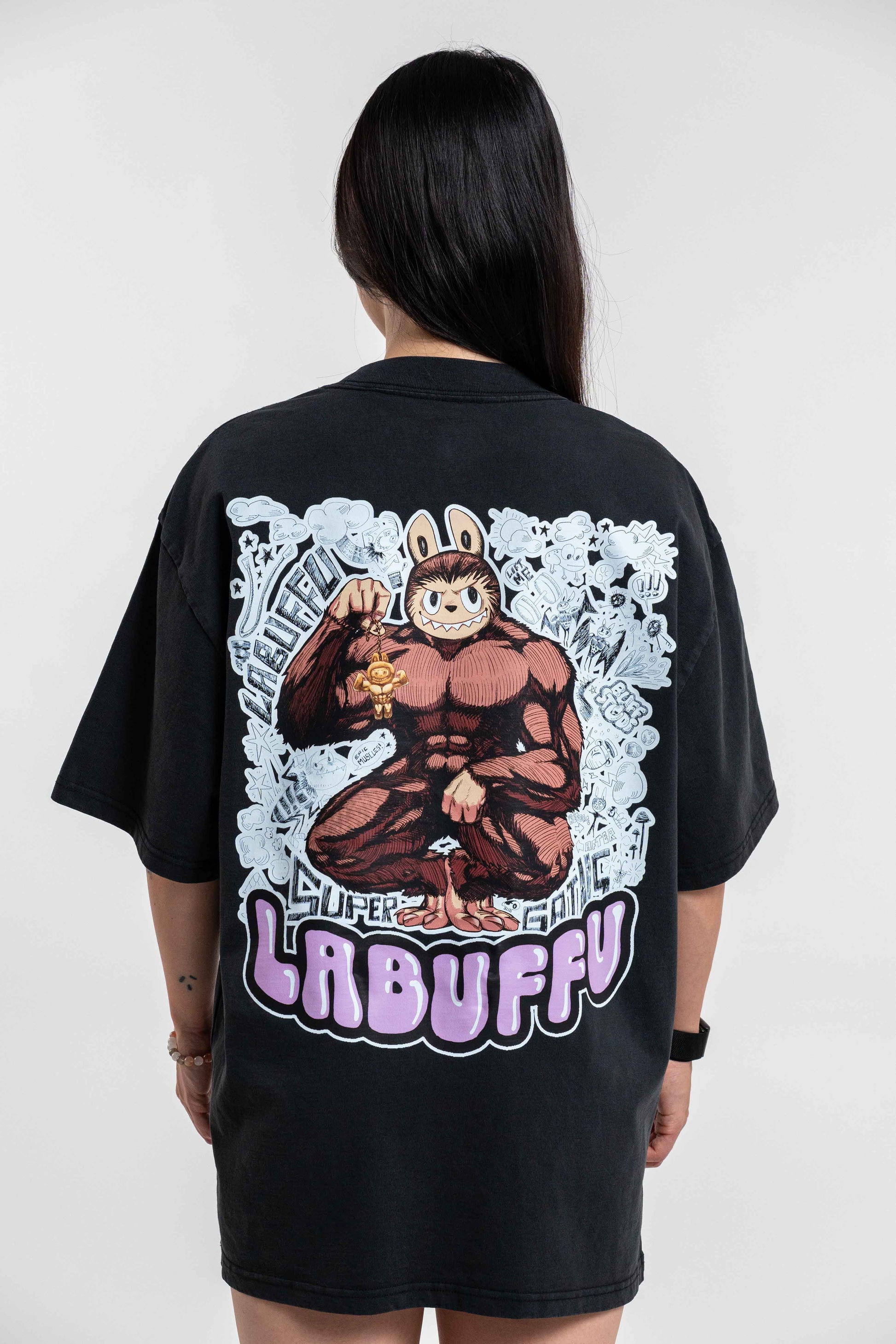 LABUFFU PREMIUM OVERSIZED TEE Buff Studs