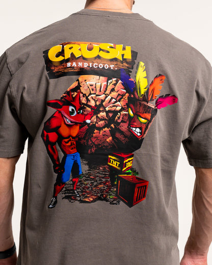 CRUSH BANDICOOT PREMIUM OVERSIZED TEE Buff Studs
