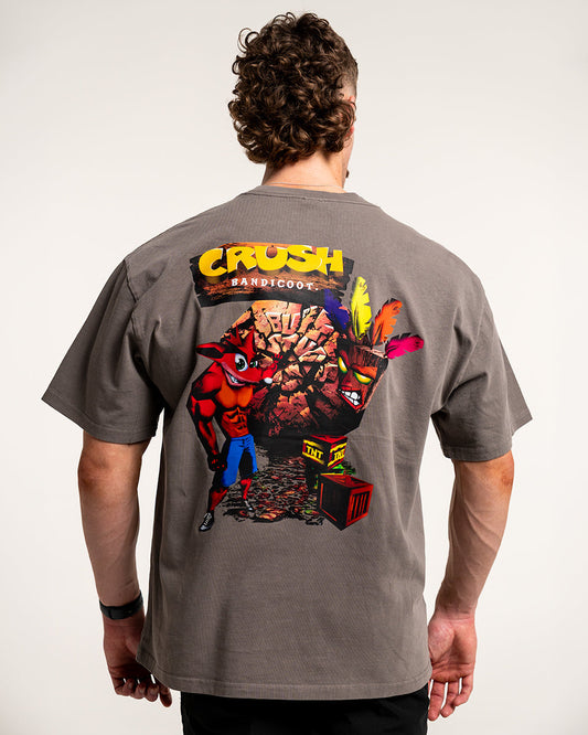 CRUSH BANDICOOT PREMIUM OVERSIZED TEE Buff Studs