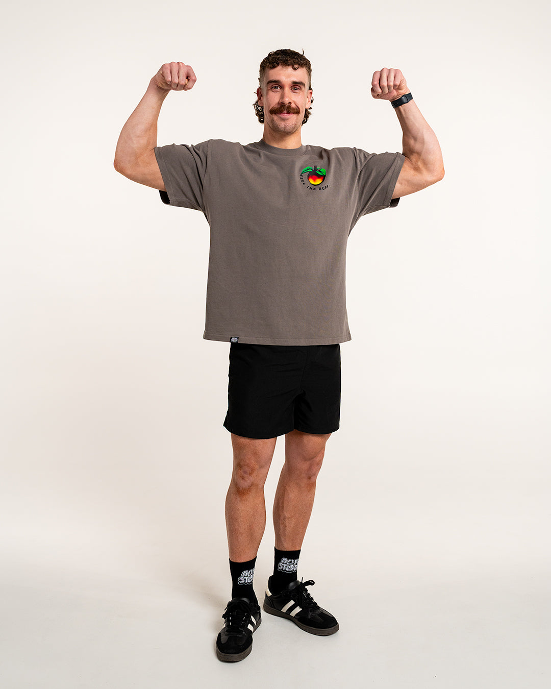 CRUSH BANDICOOT PREMIUM OVERSIZED TEE Buff Studs