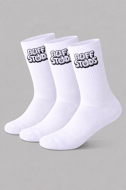 CREW SOCKS - 3 PACK Buff Studs