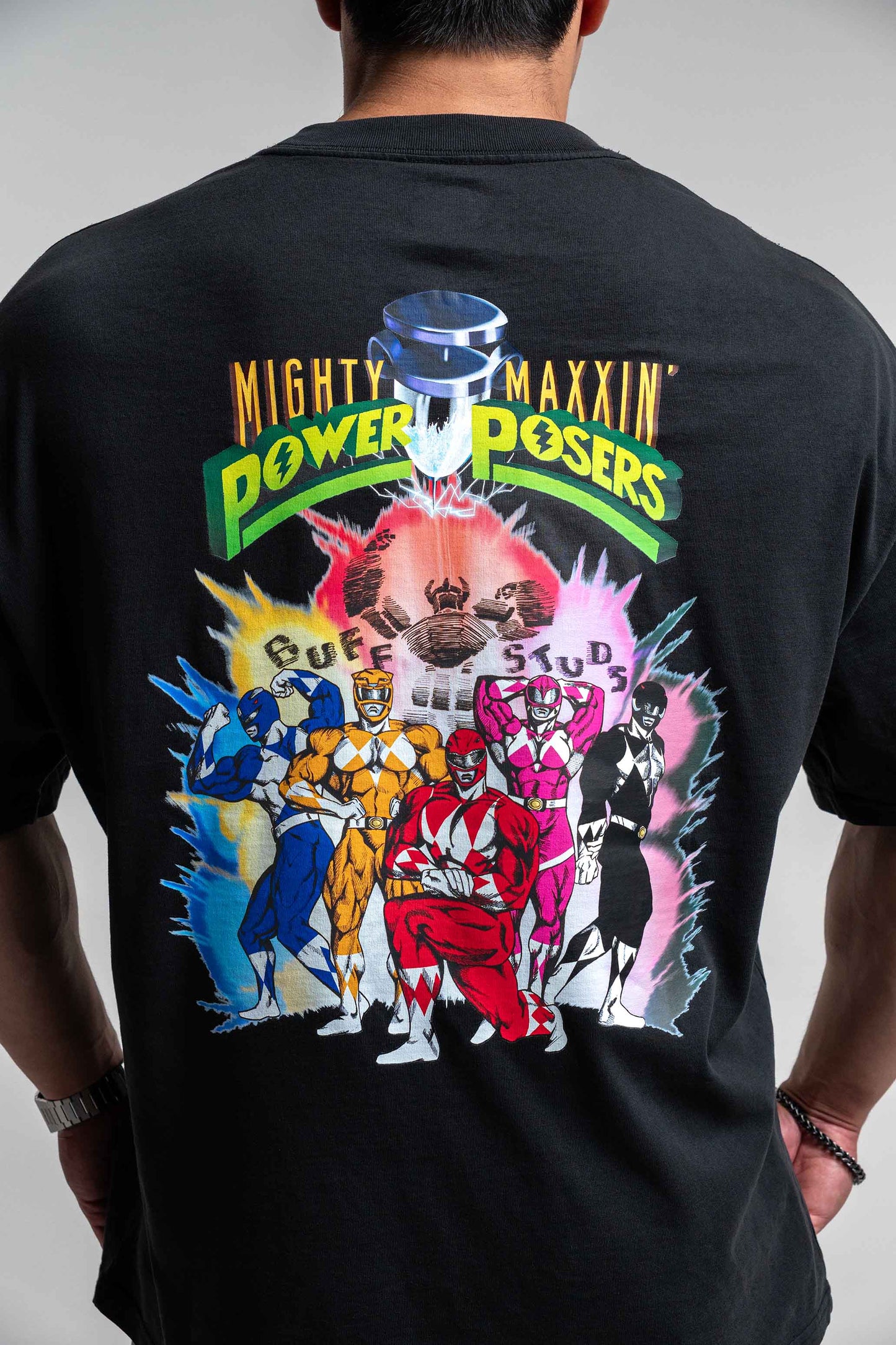 POWER POSERS PREMIUM OVERSIZED TEE Buff Studs