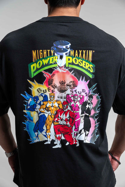 POWER POSERS PREMIUM OVERSIZED TEE Buff Studs