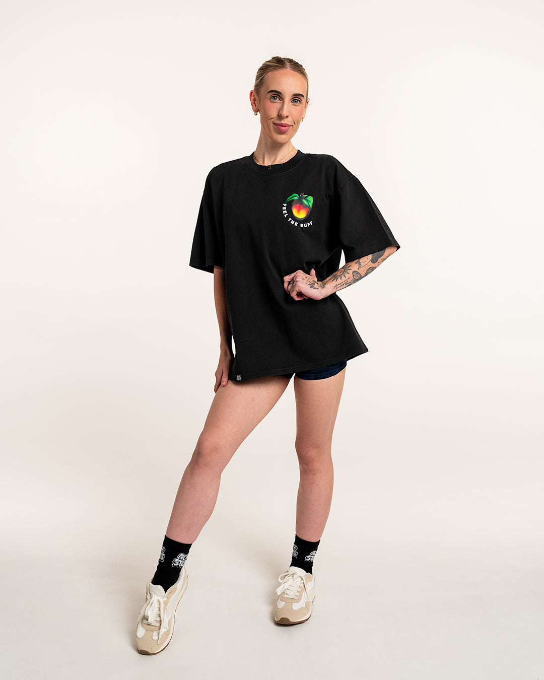 CRUSH BANDICOOT PREMIUM OVERSIZED TEE Buff Studs