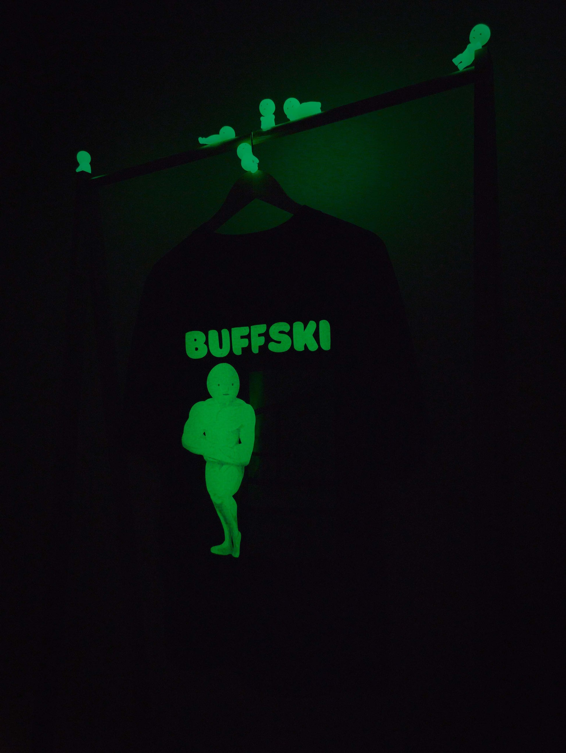 GLOW IN THE DARK BUFFSKI PREMIUM BUFF COVER Buff Studs