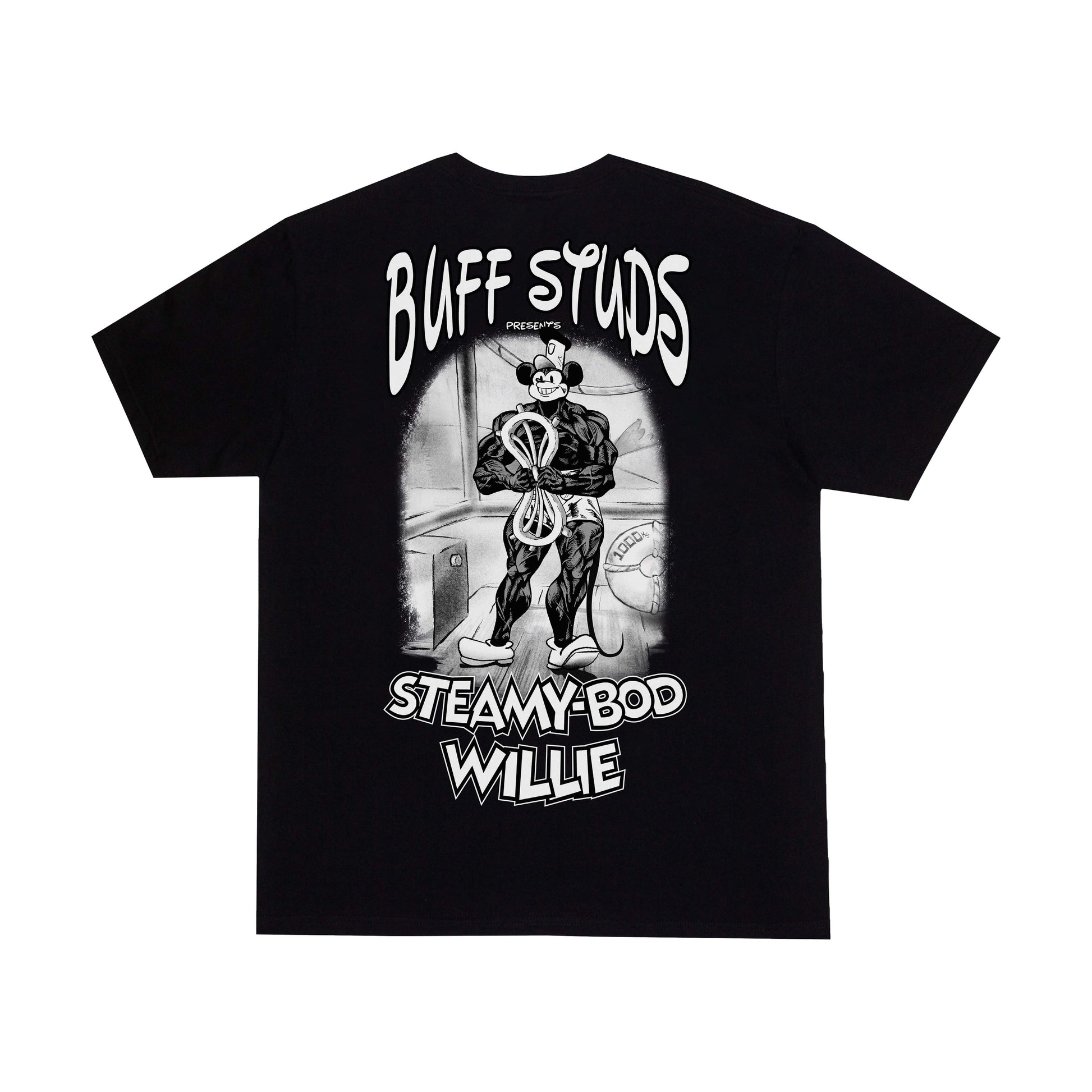 STEAMY-BOD WILLIE CLASSIC BUFF TEE Buff Studs