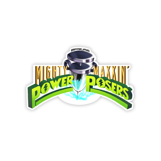 POWER POSERS STICKER PACK - 7 PIECE SET Buff Studs
