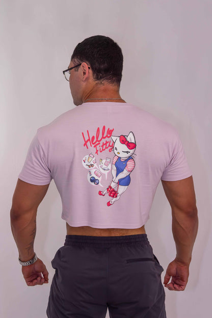 HELLO FITTY BUFF CROP TOP Buff Studs