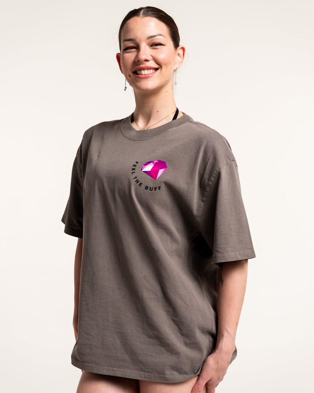SPYBRO PREMIUM OVERSIZED TEE Buff Studs