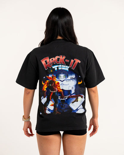 RACK-IT & TANK PREMIUM OVERSIZED TEE Buff Studs