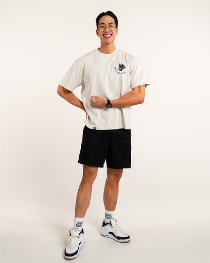 RACK-IT & TANK PREMIUM OVERSIZED TEE Buff Studs