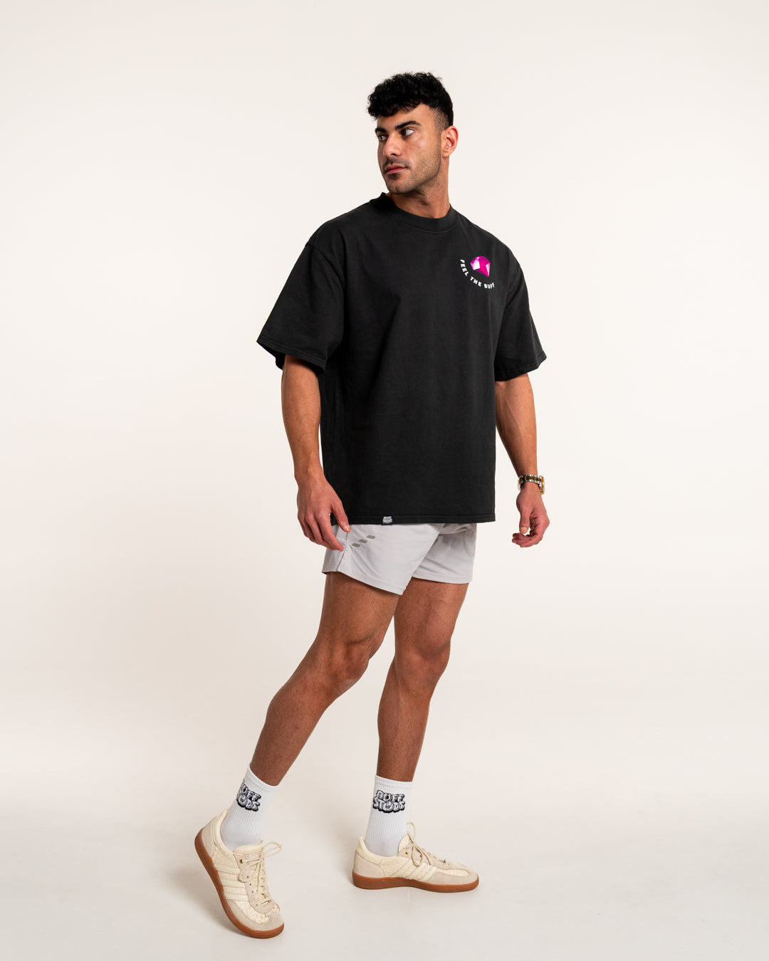 SPYBRO PREMIUM OVERSIZED TEE Buff Studs