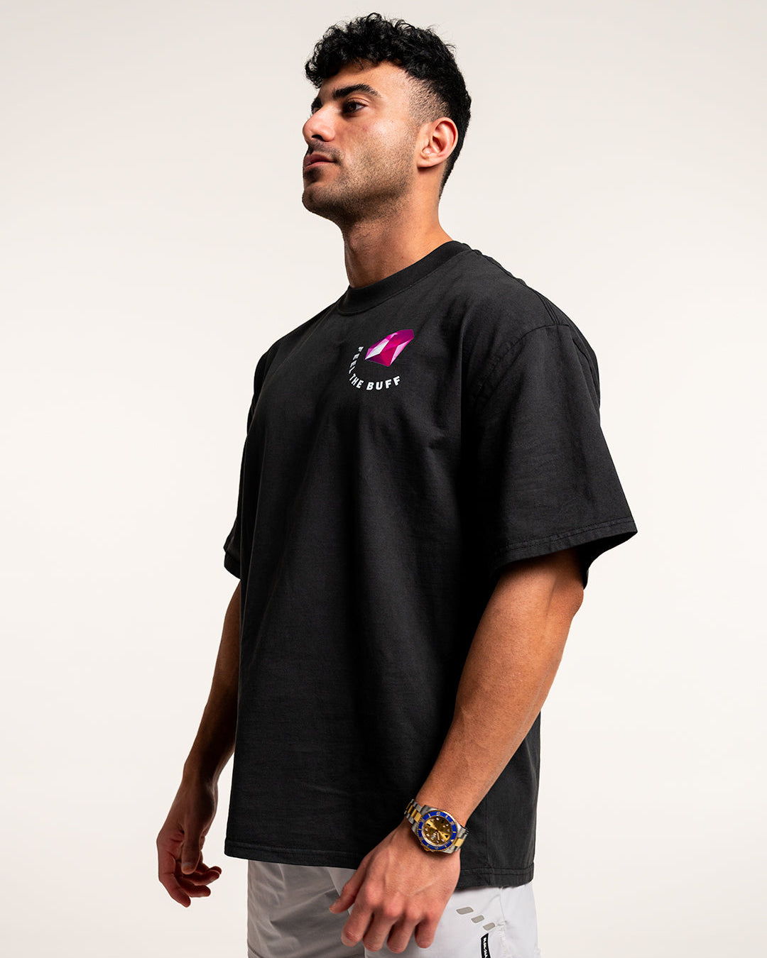 SPYBRO PREMIUM OVERSIZED TEE Buff Studs