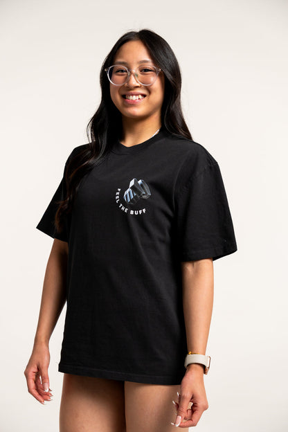 RACK-IT & TANK PREMIUM OVERSIZED TEE Buff Studs