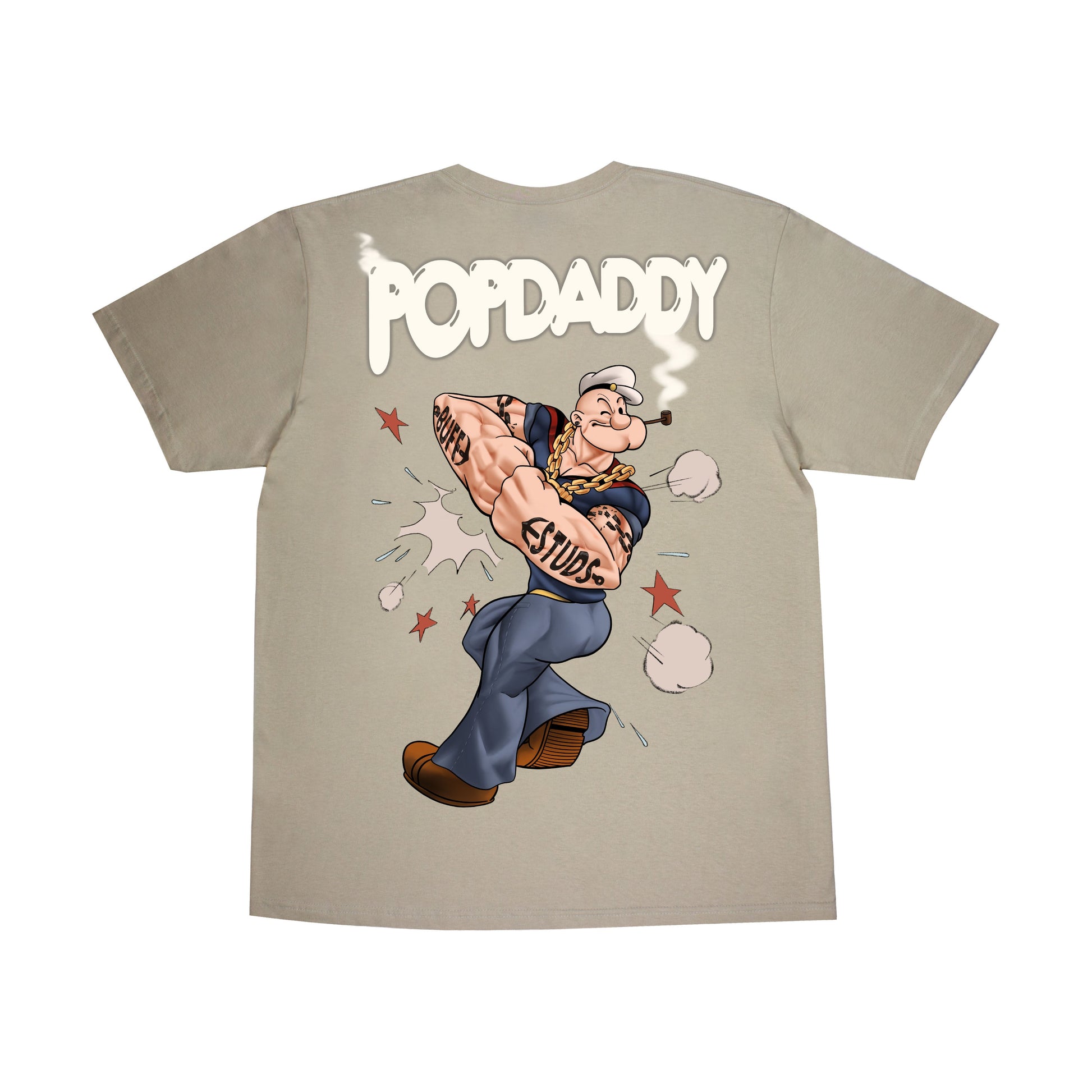 POPDADDY CLASSIC BUFF TEE Buff Studs