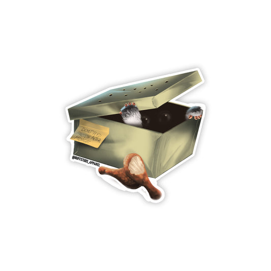 TRENLINS LOGO STICKER Buff Studs