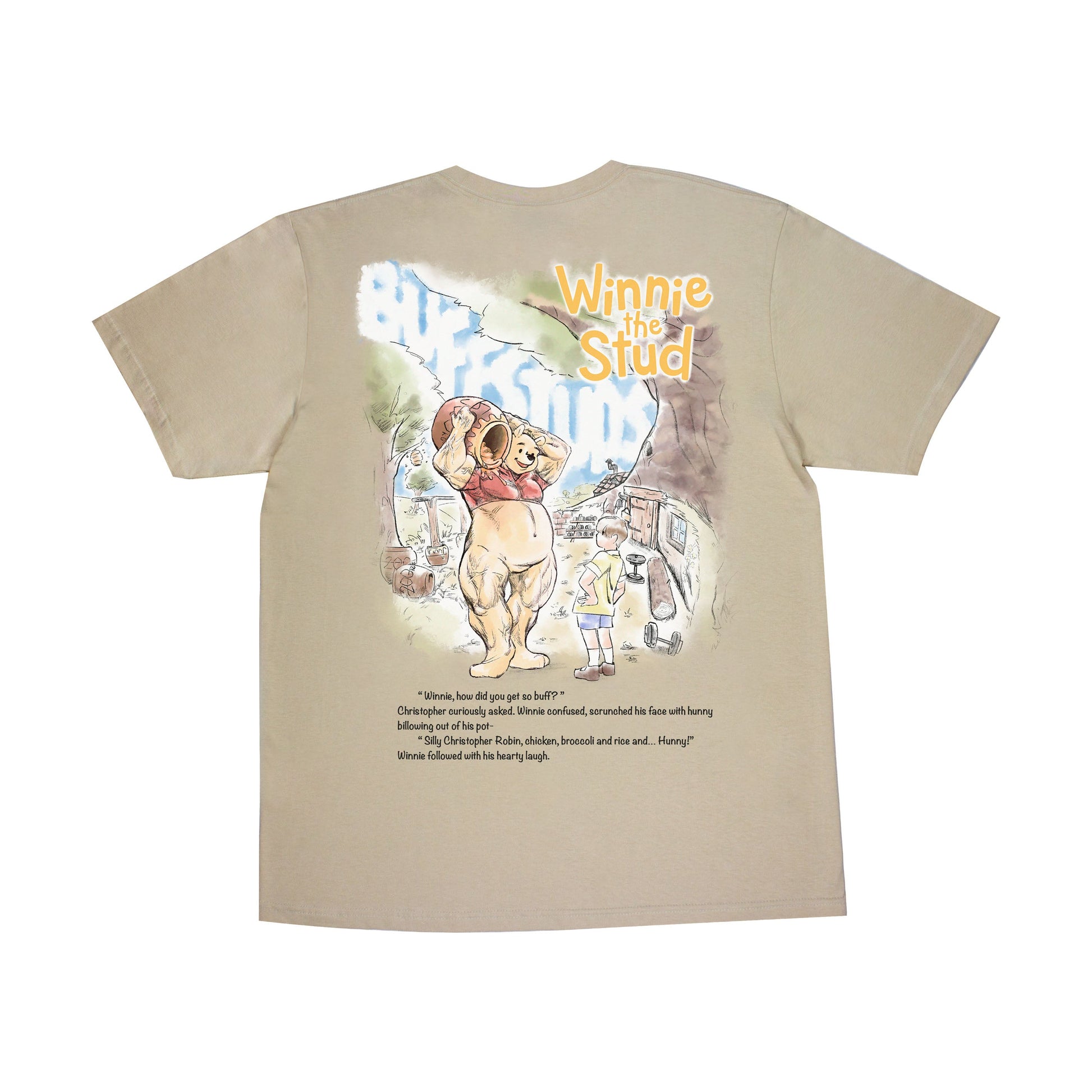 WINNIE THE STUD CLASSIC BUFF TEE Buff Studs