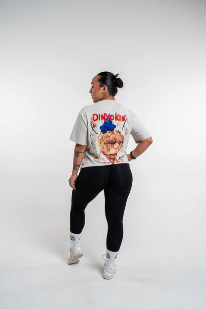 PINYOKIO PREMIUM OVERSIZED TEE Buff Studs