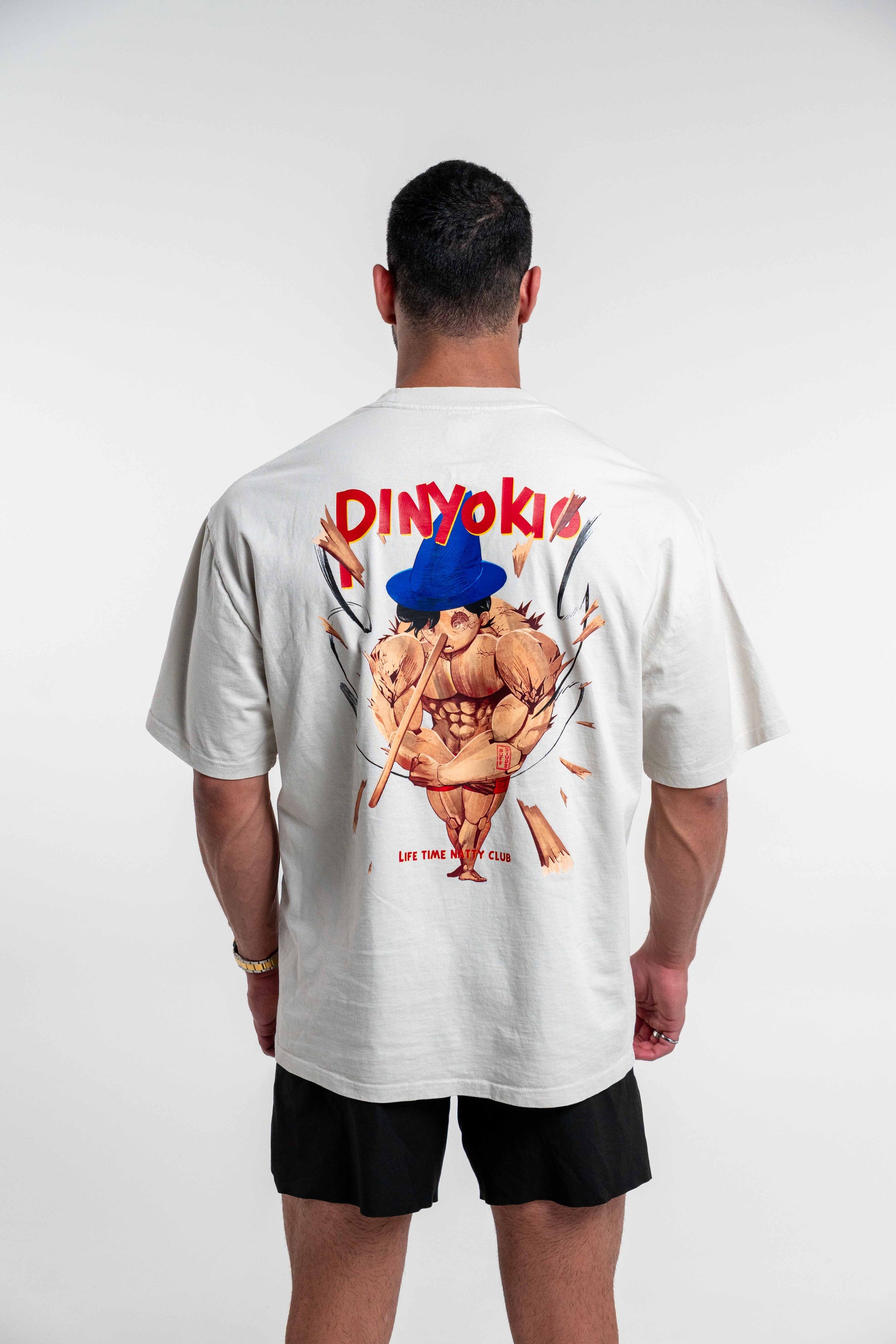 PINYOKIO PREMIUM OVERSIZED TEE Buff Studs