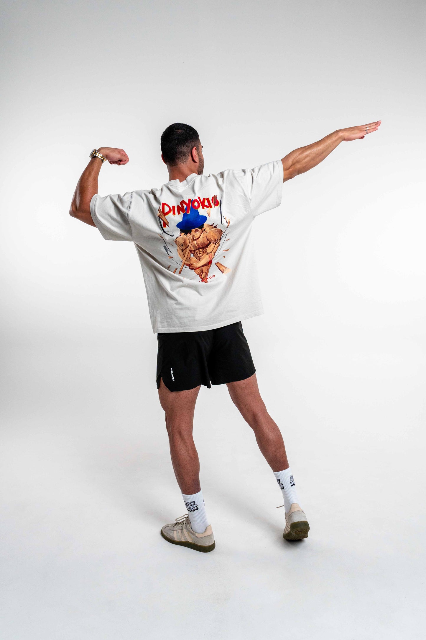 PINYOKIO PREMIUM OVERSIZED TEE Buff Studs