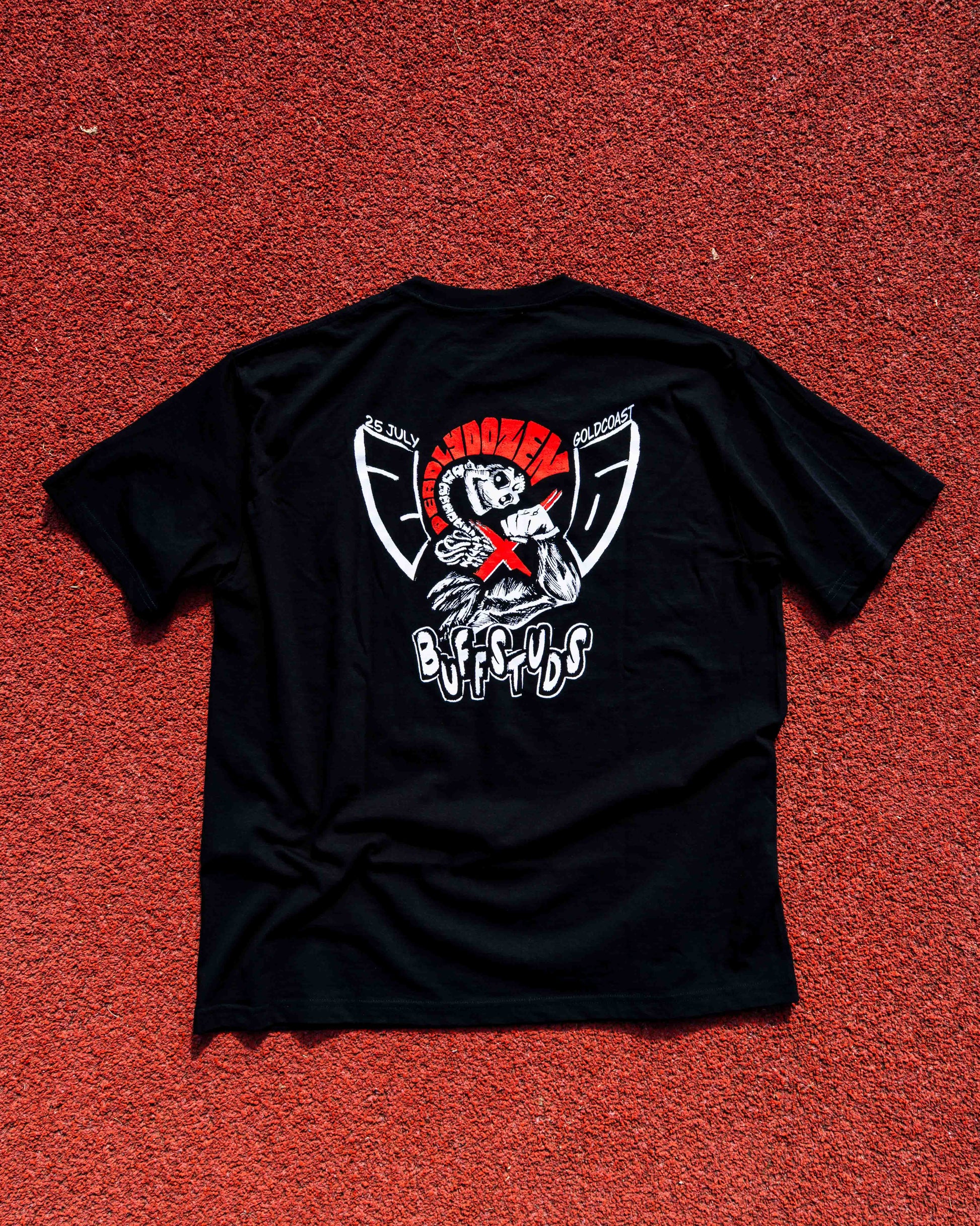 DEADLY DOZEN X BUFF STUDS OFFICIAL EVENT TEE Buff Studs