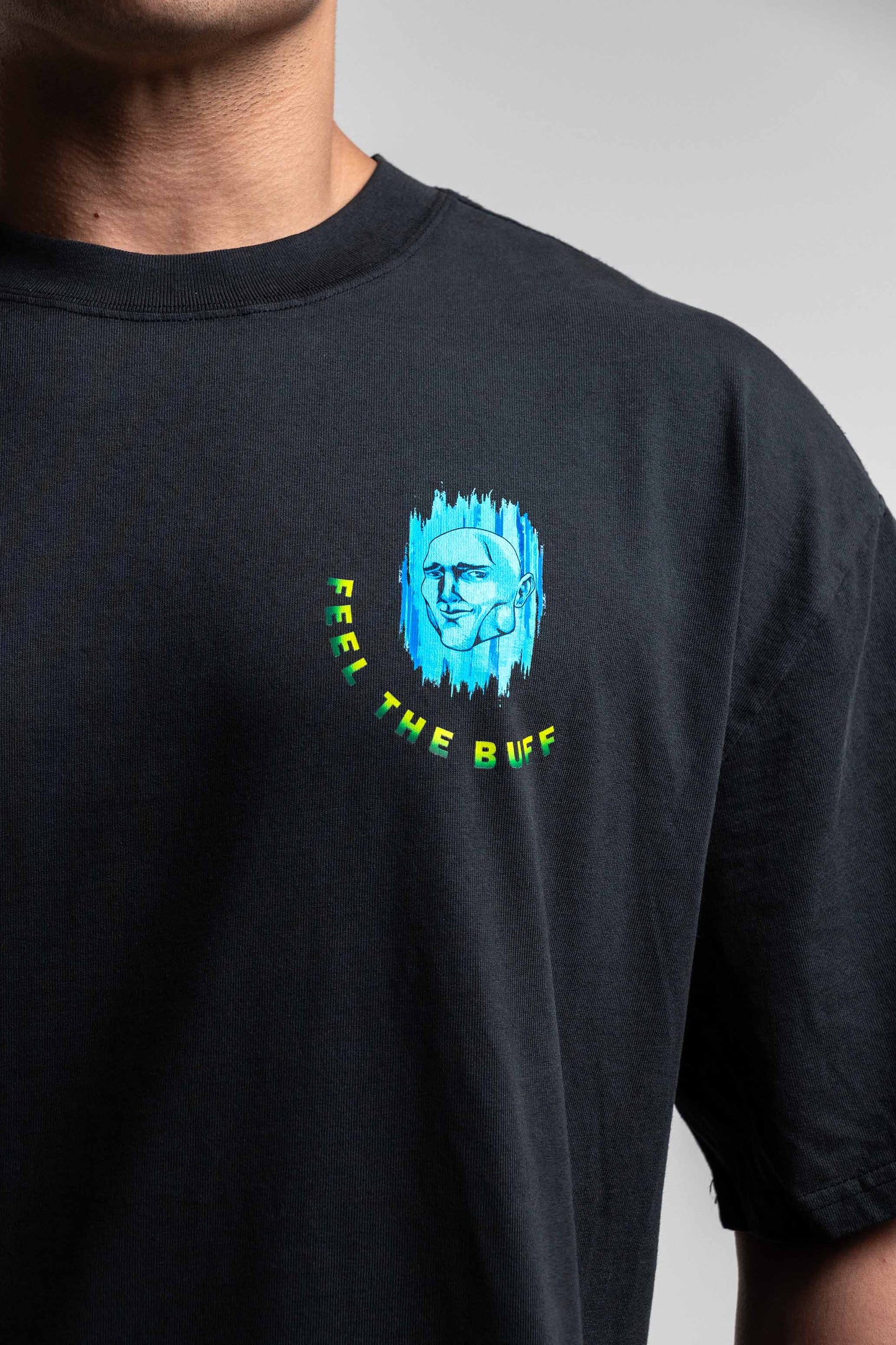 POWER POSERS PREMIUM OVERSIZED TEE Buff Studs