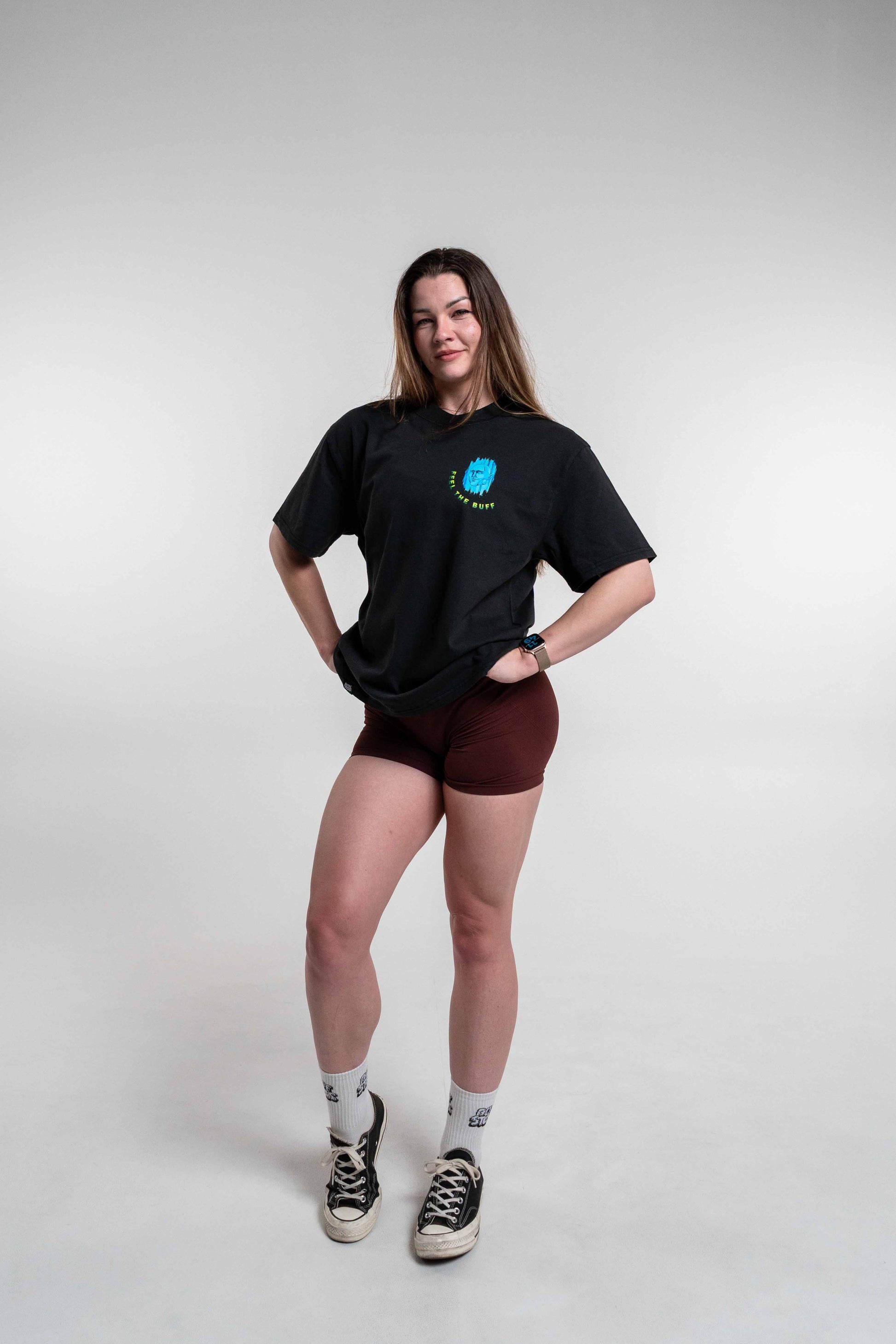 POWER POSERS PREMIUM OVERSIZED TEE Buff Studs