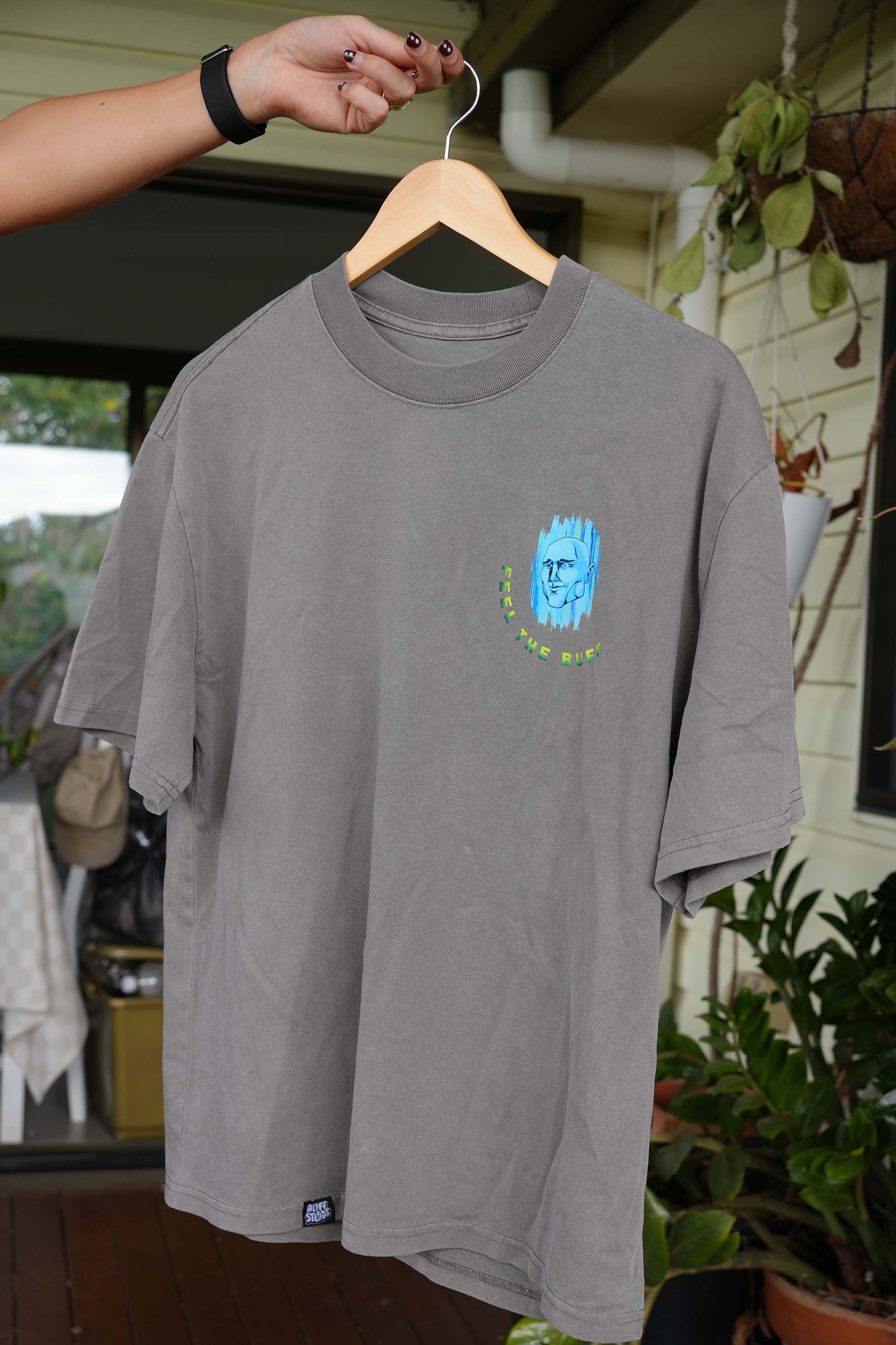 POWER POSERS PREMIUM OVERSIZED TEE Buff Studs